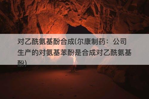 对乙酰氨基酚合成(尔康制药：公司生产的对氨基苯酚是合成对乙酰氨基酚)