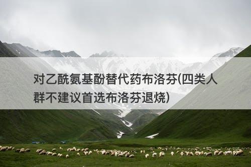 对乙酰氨基酚替代药布洛芬(四类人群不建议首选布洛芬退烧)-图1 对乙酰氨基酚替代药布洛芬(四类人群不建议首选布洛芬退烧)-图1