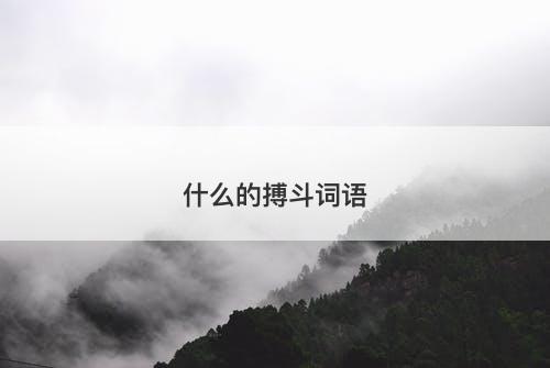 什么的搏斗词语-图1