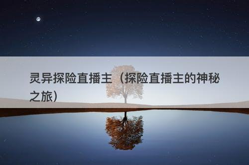 灵异探险直播主（探险直播主的神秘之旅）