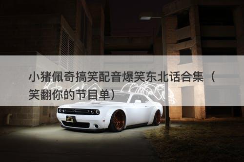 小猪佩奇搞笑配音爆笑东北话合集（笑翻你的节目单）