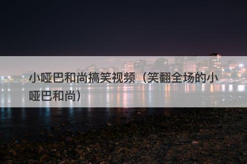 小哑巴和尚搞笑视频（笑翻全场的小哑巴和尚）