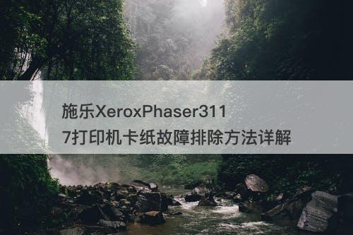 施乐XeroxPhaser3117打印机卡纸故障排除方法详解