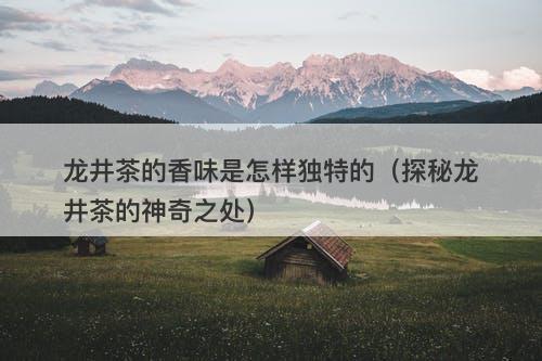 龙井茶的香味是怎样独特的（探秘龙井茶的神奇之处）