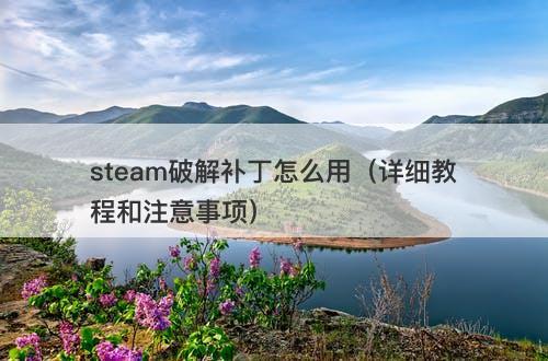 steam破解补丁怎么用（详细教程和注意事项）