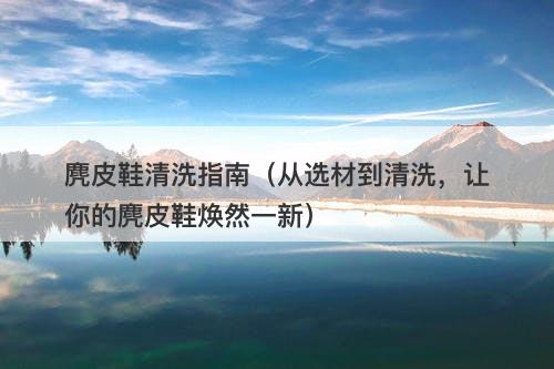 麂皮鞋清洗指南（从选材到清洗，让你的麂皮鞋焕然一新）