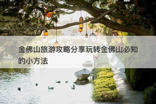 金佛山旅游攻略分享玩转金佛山必知的小方法