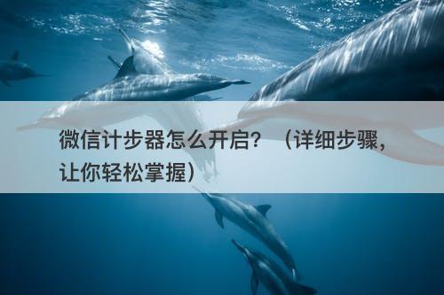 微信计步器怎么开启？（详细步骤，让你轻松掌握）