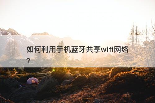 如何利用手机蓝牙共享wifi网络？