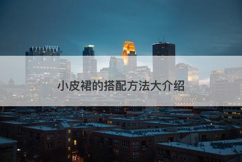 小皮裙的搭配方法大介绍