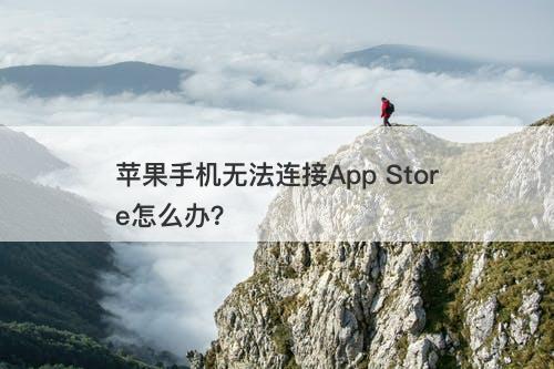 苹果手机无法连接App Store怎么办？