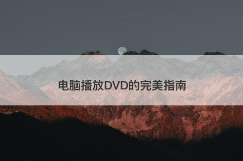 电脑播放DVD的完美指南