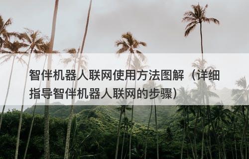 智伴机器人联网使用方法图解（详细指导智伴机器人联网的步骤）
