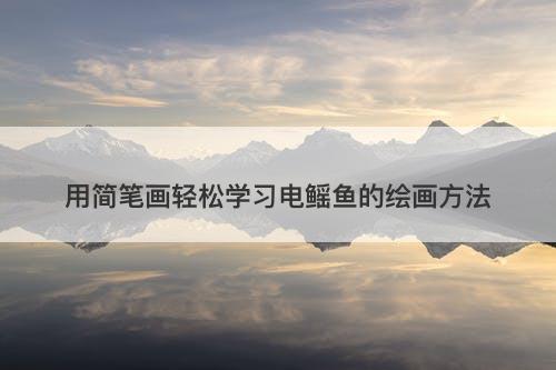 用简笔画轻松学习电鳐鱼的绘画方法