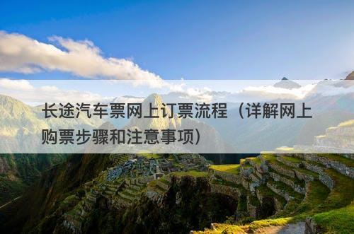 长途汽车票网上订票流程（详解网上购票步骤和注意事项）