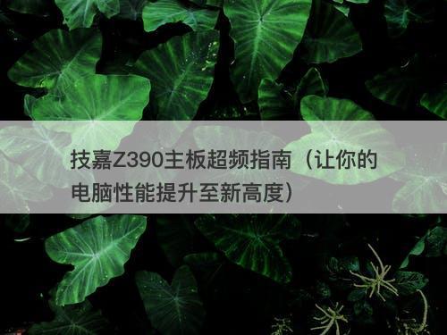 技嘉Z390主板超频指南（让你的电脑性能提升至新高度）
