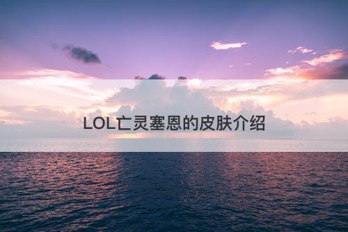 LOL亡灵塞恩的皮肤介绍