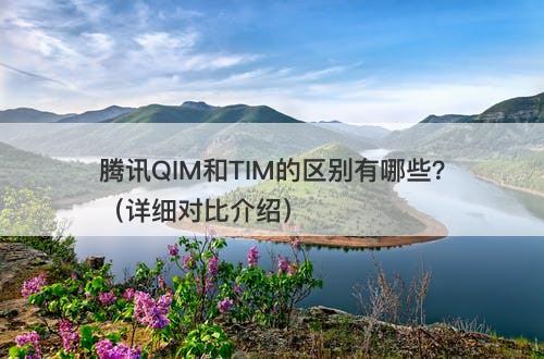 腾讯QIM和TIM的区别有哪些？（详细对比介绍）