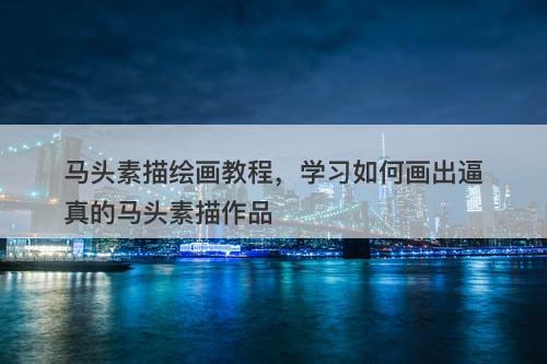 马头素描绘画教程，学习如何画出逼真的马头素描作品