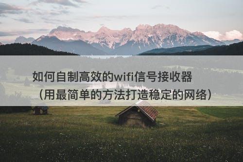 如何自制高效的wifi信号接收器（用最简单的方法打造稳定的网络）