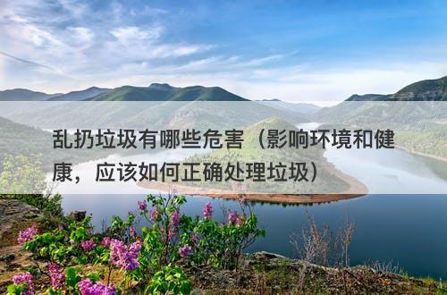 乱扔垃圾有哪些危害（影响环境和健康，应该如何正确处理垃圾）
