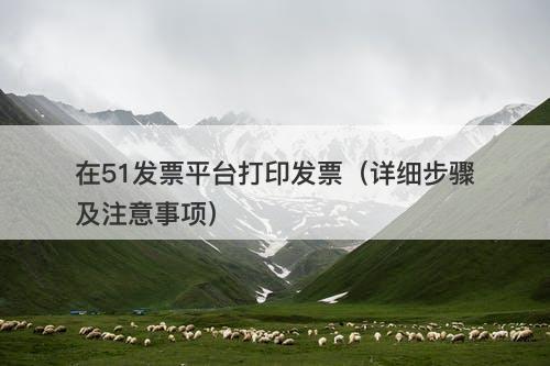 在51发票平台打印发票（详细步骤及注意事项）