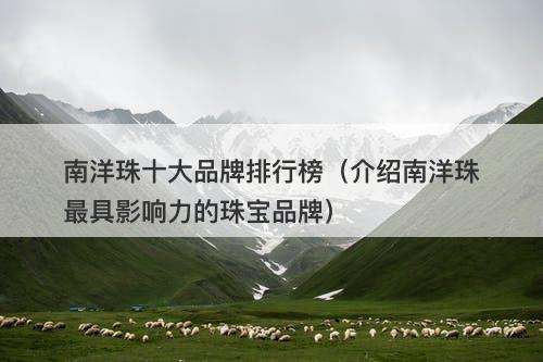 南洋珠十大品牌排行榜（介绍南洋珠最具影响力的珠宝品牌）