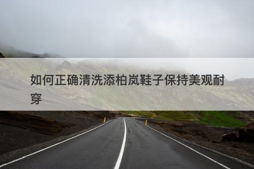 如何正确清洗添柏岚鞋子保持美观耐穿