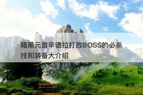 暗黑元首辛德拉打败BOSS的必杀技和装备大介绍
