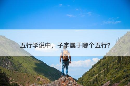 五行学说中，子字属于哪个五行？