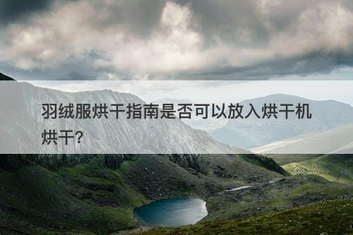 羽绒服烘干指南是否可以放入烘干机烘干？