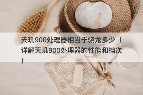 天玑900处理器相当于骁龙多少（详解天玑900处理器的性能和档次）