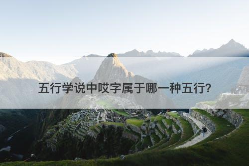 五行学说中哎字属于哪一种五行？