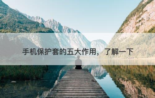手机保护套的五大作用，了解一下