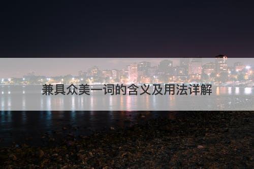 兼具众美一词的含义及用法详解