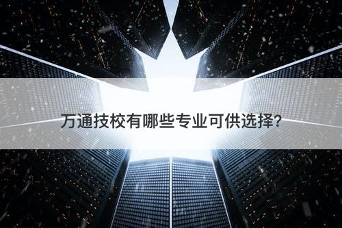 万通技校有哪些专业可供选择？
