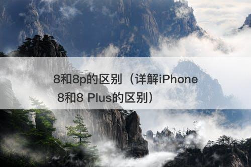 8和8p的区别（详解iPhone 8和8 Plus的区别）