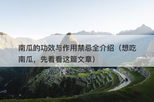 南瓜的功效与作用禁忌全介绍（想吃南瓜，先看看这篇文章）-图1