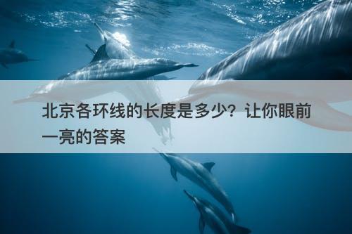 北京各环线的长度是多少？让你眼前一亮的答案