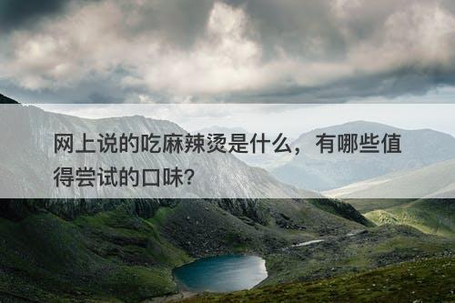 网上说的吃麻辣烫是什么，有哪些值得尝试的口味？
