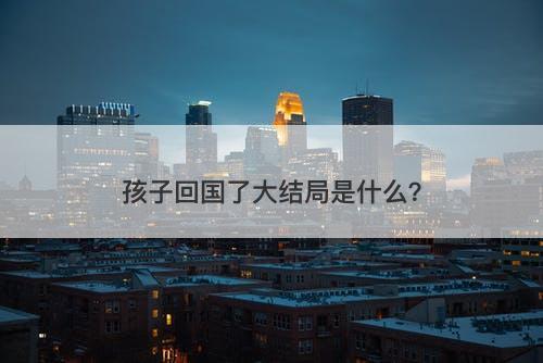 孩子回国了大结局是什么？