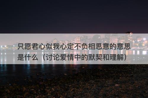 只愿君心似我心定不负相思意的意思是什么（讨论爱情中的默契和理解）