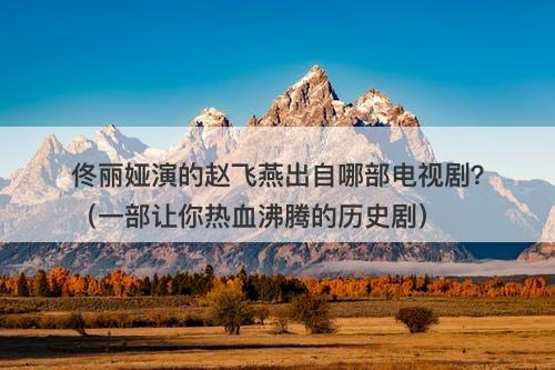 佟丽娅演的赵飞燕出自哪部电视剧？（一部让你热血沸腾的历史剧）-图1
