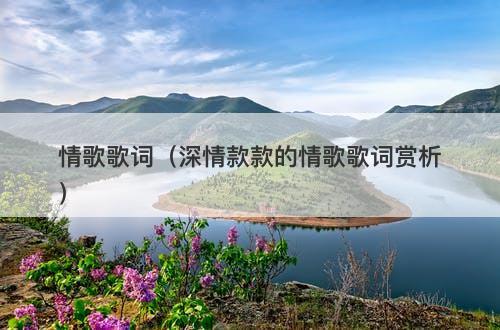 情歌歌词（深情款款的情歌歌词赏析）