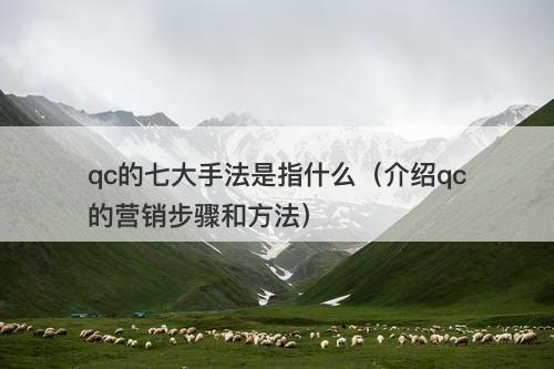 qc的七大手法是指什么（介绍qc的营销步骤和方法）