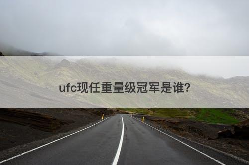 ufc现任重量级冠军是谁？