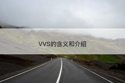 VVS的含义和介绍