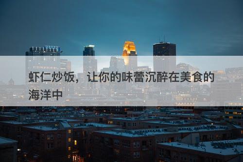虾仁炒饭，让你的味蕾沉醉在美食的海洋中-图1