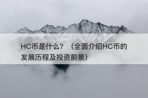HC币是什么？（全面介绍HC币的发展历程及投资前景）