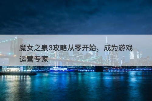 魔女之泉3攻略从零开始，成为游戏运营专家